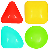 Мозаика Гигант 39 мм (64 элемента, 6 картинок) в чемоданчике