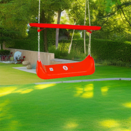 Качели подвесные уличные Dolu красный
