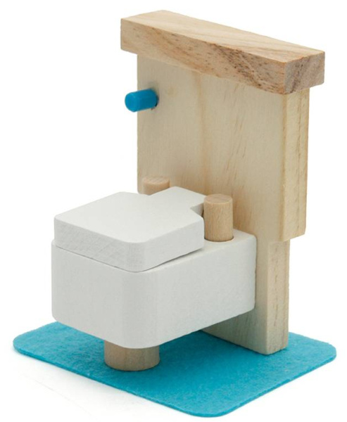 Игровой набор для кукольного домика Ванная комната Lanaland