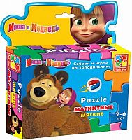 Магнитные пазлы МИШКА (Маша и Медведь) Vladi Toys