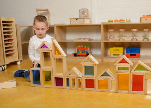 Радужные блоки с зеркалами, 51 штука Masterkids