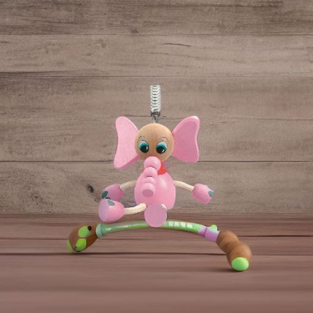 Подвеска на пружине РОЗОВЫЙ СЛОН Woody