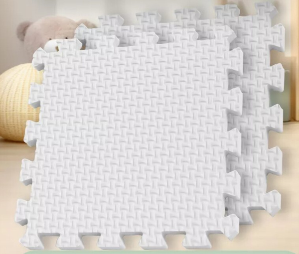 Мягкий пол универсальный Плетенка 33х33 см белый  Eco-cover