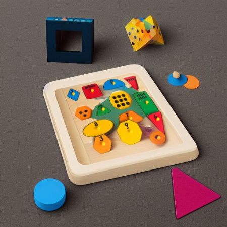 Рамка-вкладыш Геометрические фигуры  ЛЭМ