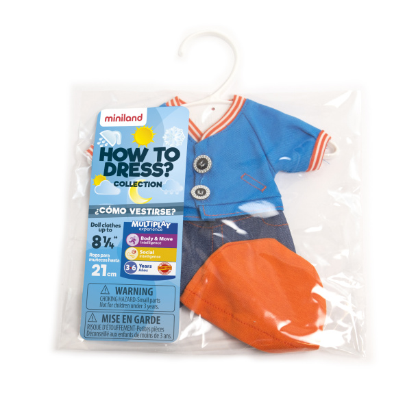 Набор одежды для куклы 21 см