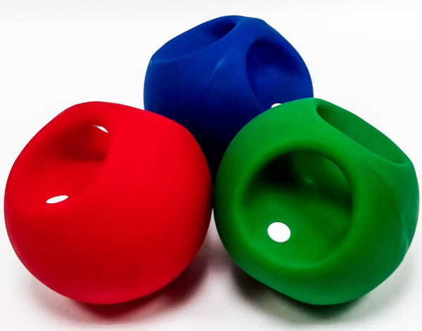 Гиря резиновая шар 16 см, 1 штука Тех-пласт