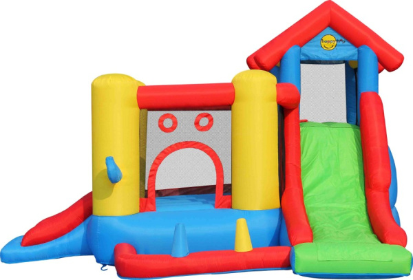 Надувной батут с горкой Потеха Happy Hop