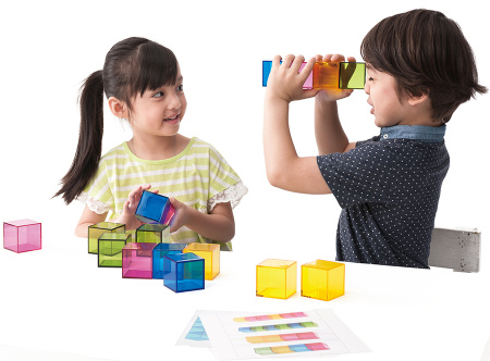 Кубики прозрачные Радужный кристалл, 16 штук Weplay