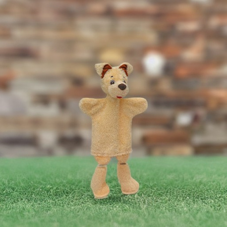 Кукла на руку ПЕСИК бежевый Moravska Ustrenda Brno