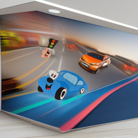 Лампа настенная АВТОМОБИЛЬЧИК Pomy Toys