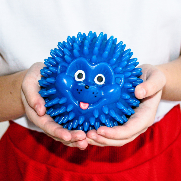 Мяч массажный Ежик-шарик 8,5 см, 1 штука Тех-пласт