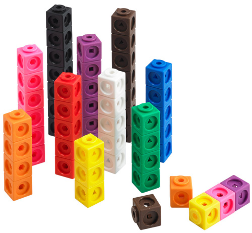 Математические кубики 2 см, 100 штук EDX Education