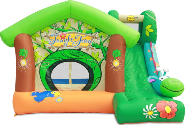 Надувной батут с горкой ЖИРАФ Happy Hop