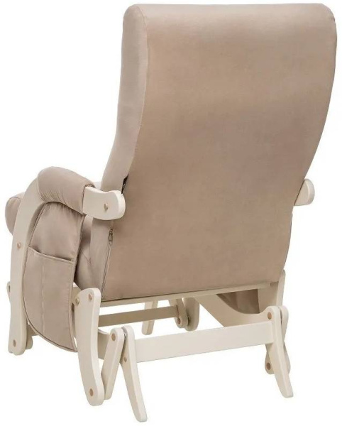 Кресло для кормления Milli Angel с карманами (слоновая кость, ткань V18)