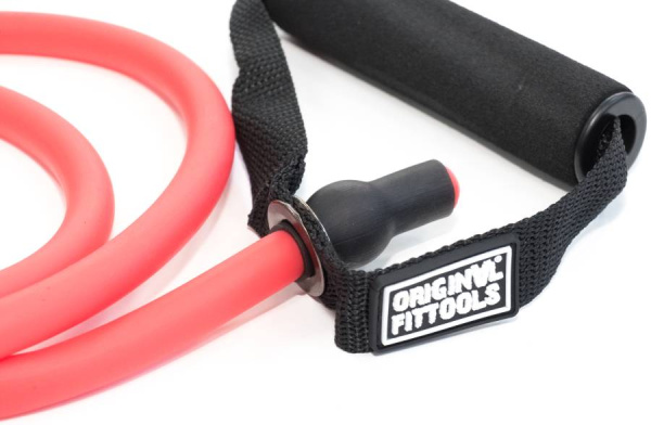 Эспандер трубчатый 135х1,2х0,6 см красный Original Fit.Tools