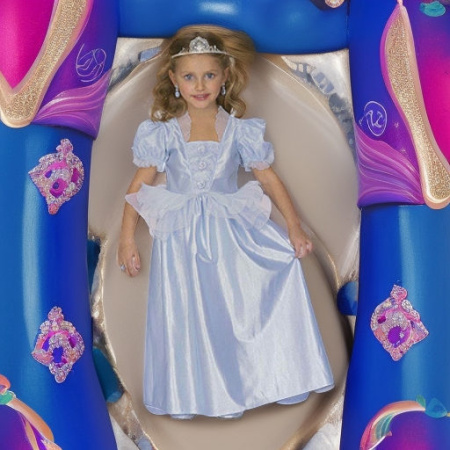 Принцесса голубая, рост 110 Widmann