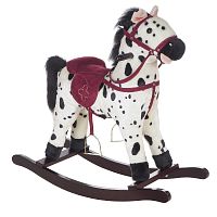 Качалка-лошадка PITUSO FANDANGO белая с черными пятнами Pituso