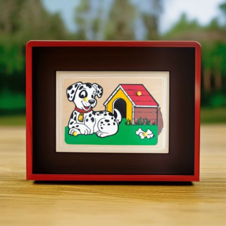 Рамка-вкладыш Собачка с будкой ЛЭМ