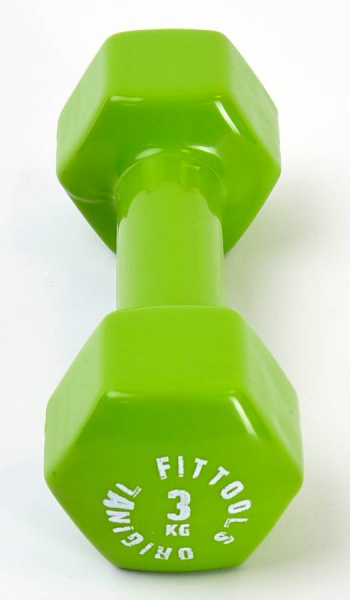 Гантель в виниловой оболочке 3 кг Original Fit.Tools