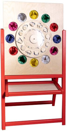 Тактильно-развивающая панель Яркие мешочки ЛЭМ