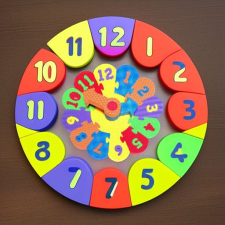 Мягкие часики-пазл Wonder Toys