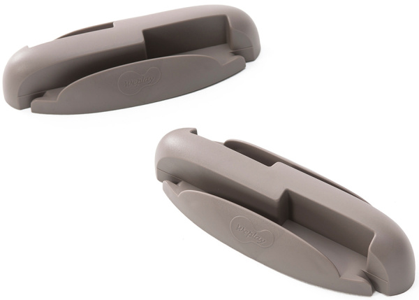 Набор соединительных деталей между Цветные речные камешки и Волнистая тактильная дорожка, 6 штук Weplay