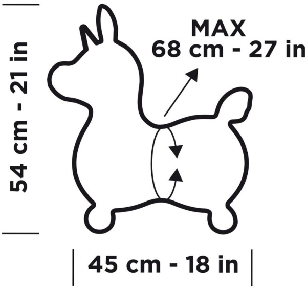 Попрыгун Rody Magical Unicorn Единорог Ledraplastic
