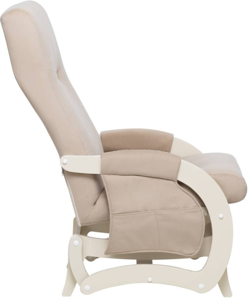 Кресло для кормления Milli Кьяра с карманами (слоновая кость, ткань V 18)