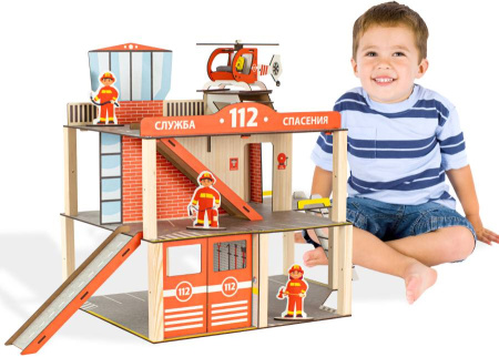 Парковка деревянная Служба спасения M-WOOD