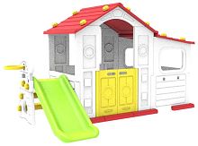 Домик игровой с пристройкой, горкой и баскетбольным кольцом ТОМО Toy Monarch