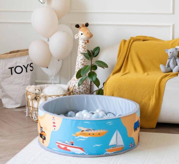 Сухой бассейн Romana Мир приключений Транспорт, 150 шариков