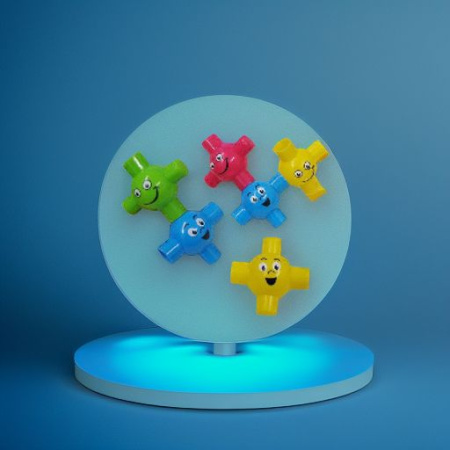 Игрушечные крепления, 12 деталей Edushape