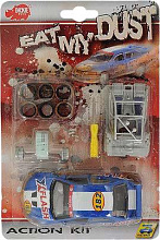 Собирай и играй ГОНОЧНАЯ МАШИНА, синяя Dickie