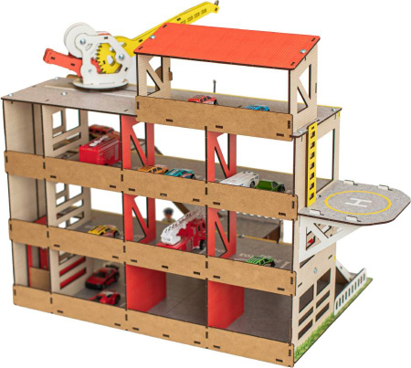 Парковка деревянная с краном M-WOOD