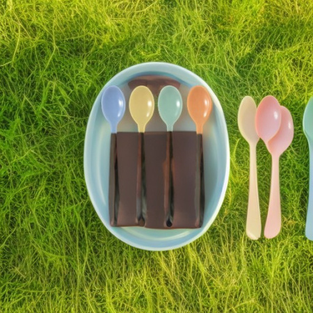 Ложечки, 4 шт., голубой Nurtria