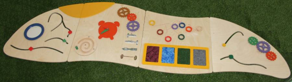 Тактильно-развивающая панель Гусеница Romsens