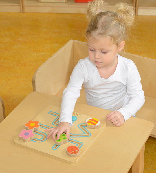 Панель настольная Лабиринт. Насекомые и цветочки Masterkids