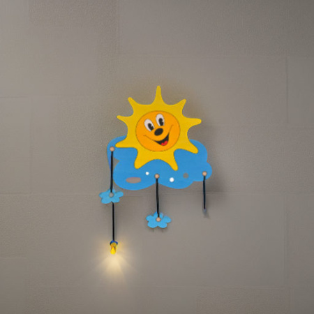 Лампа настенная СОЛНЫШКО Pomy Toys