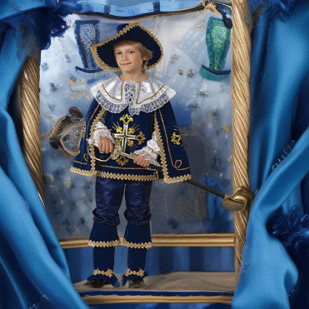 Мушкетер короля синий