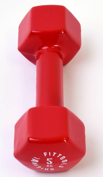 Гантель в виниловой оболочке 5 кг Original Fit.Tools