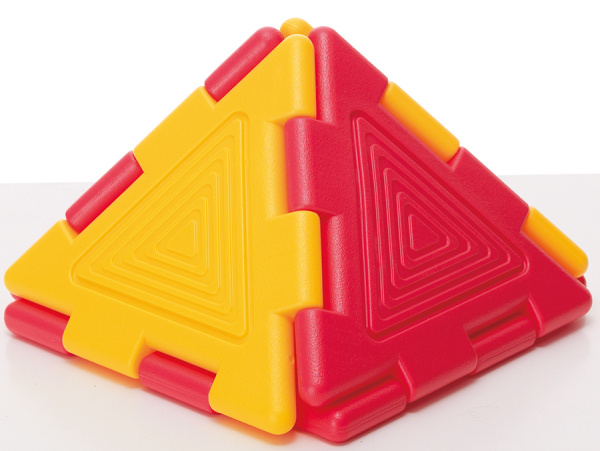 Тактильный конструктор, 56 элементов с различным рифлением Weplay