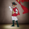 Мушкетер красный, рост 140 Widmann