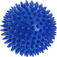 Мяч мягкий массажный ЕЖИК 8,5 см, синий МалышОК