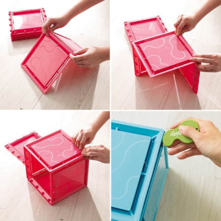 Строительные панели цветные, 68 элементов Weplay