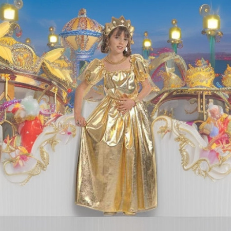 Принцесса золотая, рост 128 Widmann