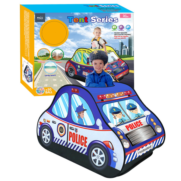 Игровой домик Полицейская машина с шариками