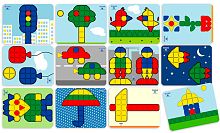 Карточки к Мозаике Гигант, 12 карточек Miniland