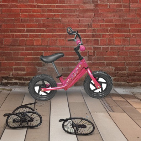 Беговел темно-розовый Mars Group