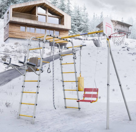 Дачный комплекс Fitness + качели ЦЕПНЫЕ