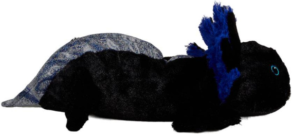 Игрушка-грелка Large Черный аксолотль 33 см Intelex